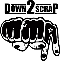 DOWN2SCRAP MMA logo