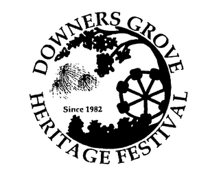 DOWNERS GROVE HERITAGE FESTIVAL SINCE 1982 logo