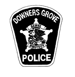 DOWNERS GROVE POLICE SERVE PROTECT logo
