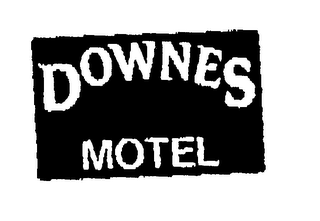 DOWNES MOTEL logo