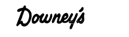 DOWNEY'S logo