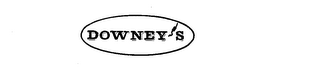 DOWNEY'S logo