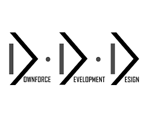 DOWNFORCE · DEVELOPMENT · DESIGN logo