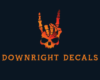 DOWNRIGHT DECALS logo