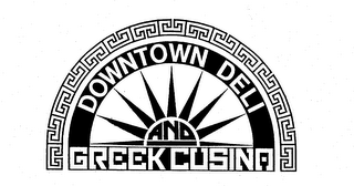 DOWNTOWN DELI AND GREEK CUSINA logo