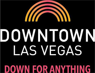 DOWNTOWN LAS VEGAS DOWN FOR ANYTHING logo