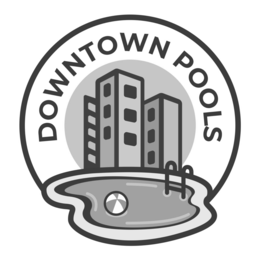 DOWNTOWN POOLS logo