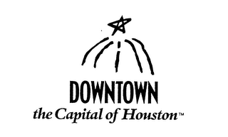 DOWNTOWN THE CAPITAL OF HOUSTON logo
