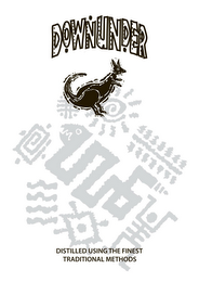 DOWNUNDER DISTILLED USING THE FINEST TRADITIONAL METHODS logo