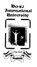 DOXA INTERNATIONAL UNIVERSITY logo