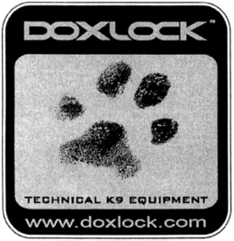 DOXLOCK TECHNICAL K9 EQUIPMENT WWW.DOXLOCK.COM logo