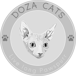 DOZA CATS LIVE LONG PAWSPURR logo