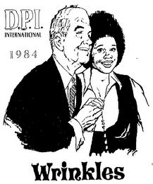 D.P.I. INTERNATIONAL 1984 WRINKLES logo