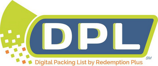 DPL DIGITAL PACKING LIST BY REDEMPTION PLUS logo