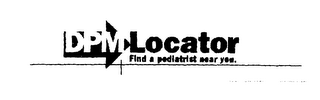 DPM LOCATOR FIND A PODIATRIST NEAR YOU logo