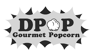 DPOP GOURMET POPCORN logo