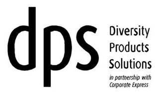 DPS DIVERSITY PRODUCTS SOLUTIONS IN PARTNERSHIP WITH CORPORATE EXPRESS logo
