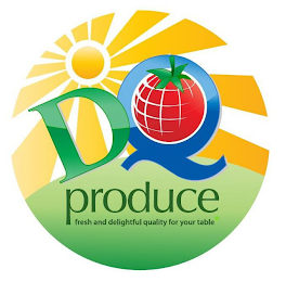 DQ PRODUCE FRESH AND DELIGHTFUL QUALITYFOR YOUR TABLE logo