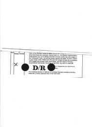 D/R logo