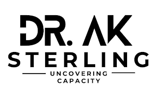 DR. AK STERLING UNCOVERING CAPACITY logo