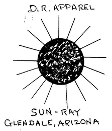 D.R. APPAREL SUN-RAY logo