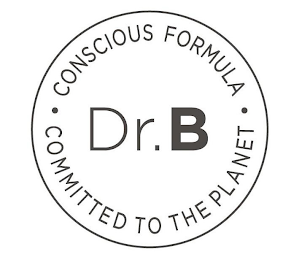 DR. B CONSCIOUS FORMULA COMMITTED TO THE PLANET logo