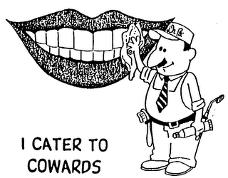 DR. B. I CATER TO COWARDS logo