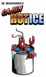 DR. BEAUCOUDRAY'S CAJUN HOT ICE logo