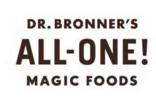 DR. BRONNER'S ALL-ONE MAGIC FOODS logo
