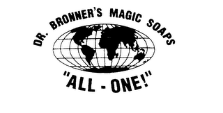DR. BRONNER'S MAGIC SOAPS "ALL-ONE!" logo