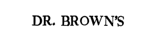 DR. BROWN'S logo