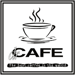 DR CAFE THE BEST COFFEE IN THE WORLD. logo
