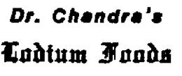 DR. CHANDRA'S LODIUM FOODS logo