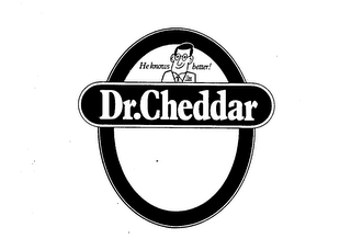 DR. CHEDDER HE KNOWS BETTER! logo