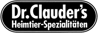 DR. CLAUDER'S HEIMTIER-SPEZIALITÄTEN logo