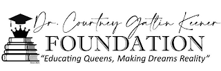 DR. COURTNEY GATLIN KEENER FOUNDATION "EDUCATING QUEENS, MAKING DREAMS REALITY" SINCE 2021 logo
