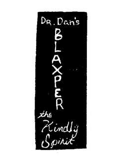 DR. DAN'S BLAXPER THE KINDLY SPIRIT logo