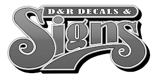 D&R DECALS & SIGNS logo