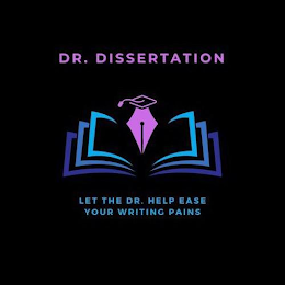 DR. DISSERTATION LET THE DR. HELP EASE YOUR WRITING PAINS logo