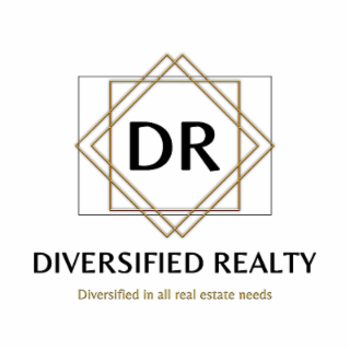 DR DIVERSIFIED REALTY DIVERSIFIED IN ALL REAL ESTATE NEEDS logo