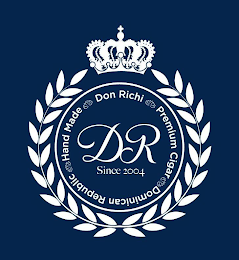 DR DON RICHI PREMIUM CIGAR DOMINICAN REPUBLIC HAND MADE SINCE 2004 logo