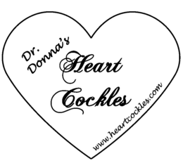 DR. DONNA'S HEART COCKLES WWW.HEARTCOCKLES.COM logo