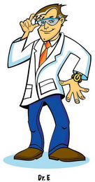 DR. E logo