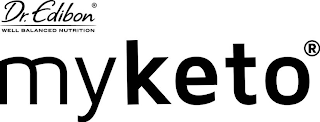 DR. EDIBON WELL BALANCED NUTRITION MYKETO logo