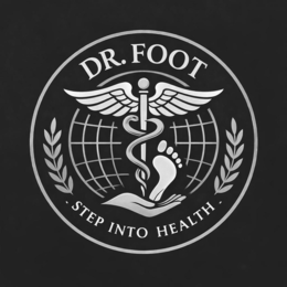 DR. FOOT - STEP INTO HEALTH - logo