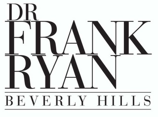 DR FRANK RYAN BEVERLY HILLS logo