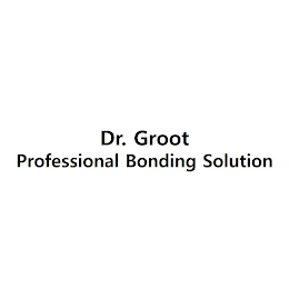 DR. GROOT PROFESSIONAL BONDING SOLUTION logo