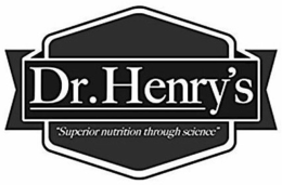 DR. HENRY'S "SUPERIOR NUTRITION THROUGH SCIENCE" logo