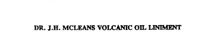 DR. J.H. MCLEANS VOLCANIC OIL LINIMENT logo