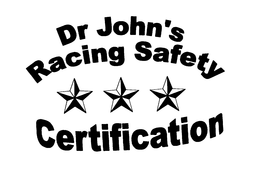 DR JOHN'S RACING SAFETY CERTIFICATION logo